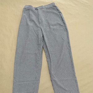 90's Rare Vintage Houndstooth Straight Leg Pant
